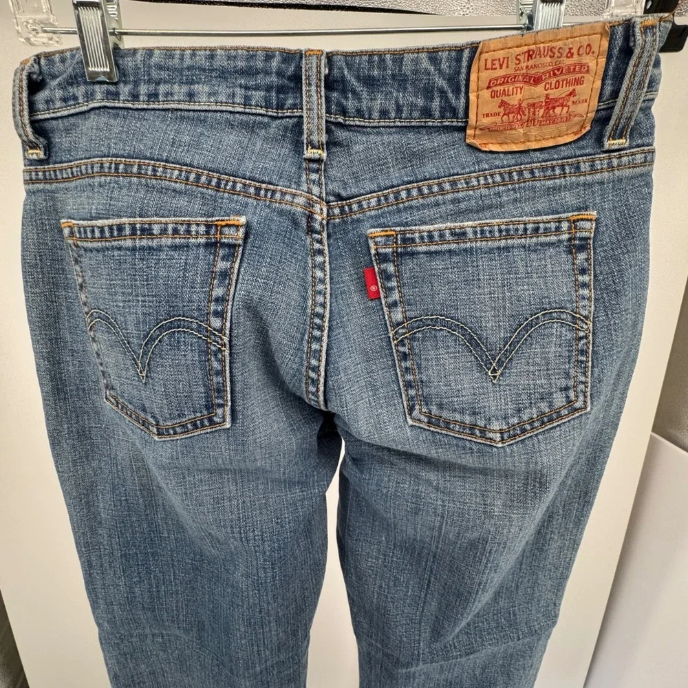 Vintage Levis‎ 515 Boot Cut Low Rise Women's Y2K Jeans Denim Blue Size 6M - Picture 12 of 12